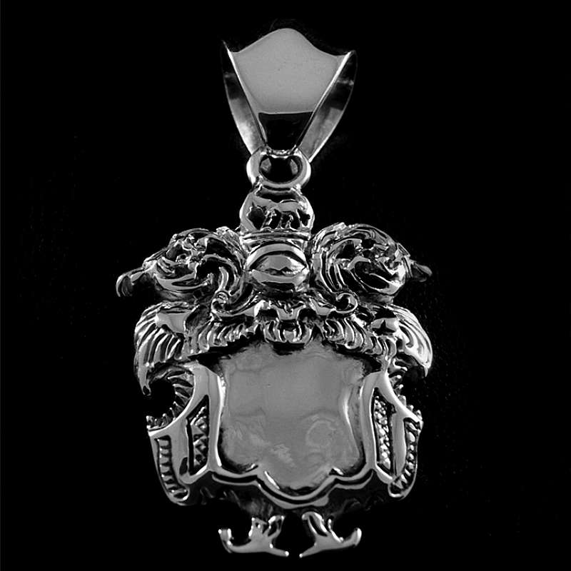 Wappen Schmuck Silber Anhnger handgearbeitet