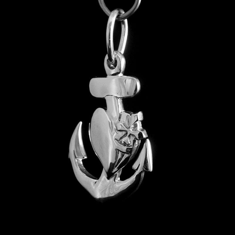 Anhnger mit Anker aus Sterlingsilber