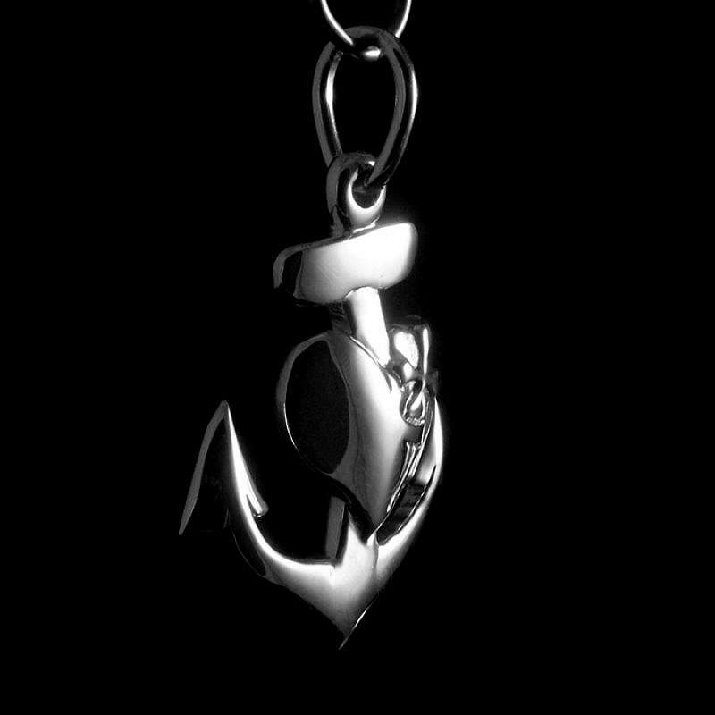 Anhnger mit Anker aus Sterlingsilber
