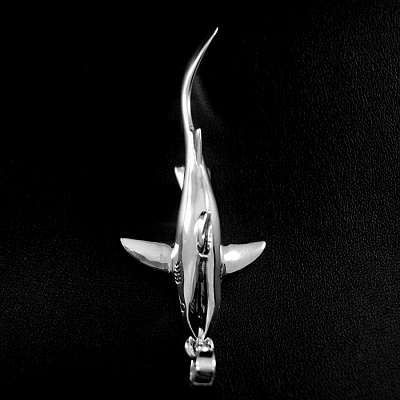 Anhnger Hai handgearbeitet 935er Silber