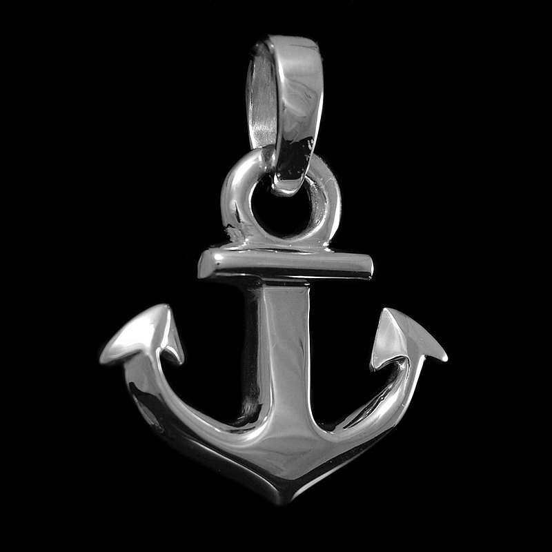 St. Pauli Anker Anhnger massiv