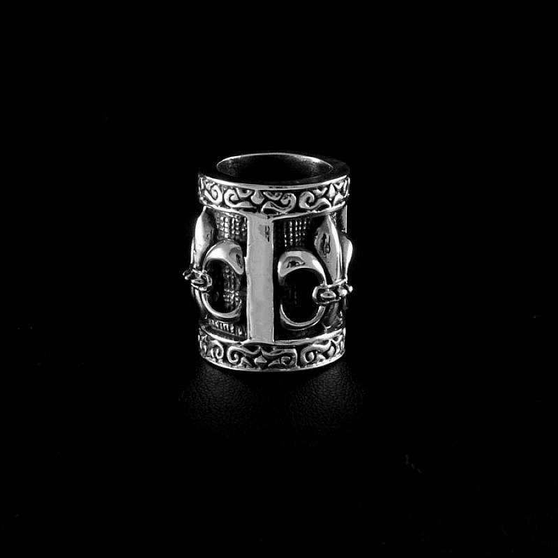 Anhnger, Walze aus Silber mit franzsischer Lilie