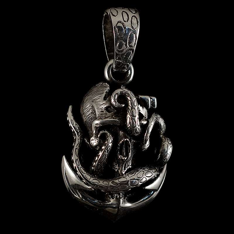 Anhnger Piraten Tentakel Totenkopf