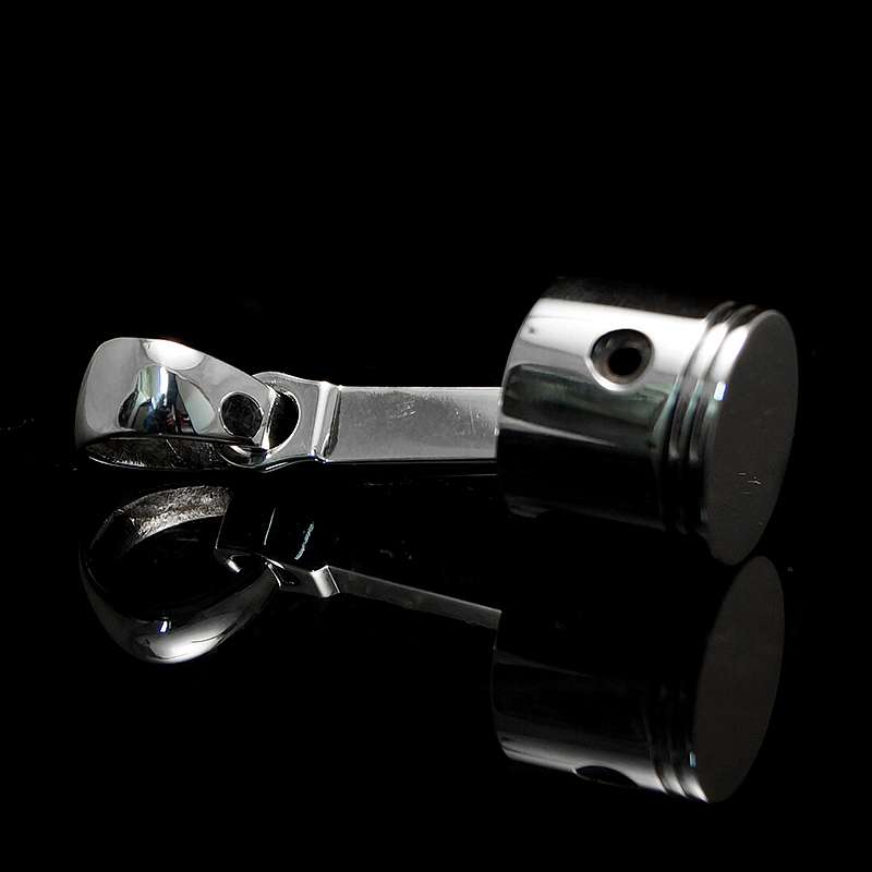 Biker Schmuck Motorradkolben Anhnger aus Silber