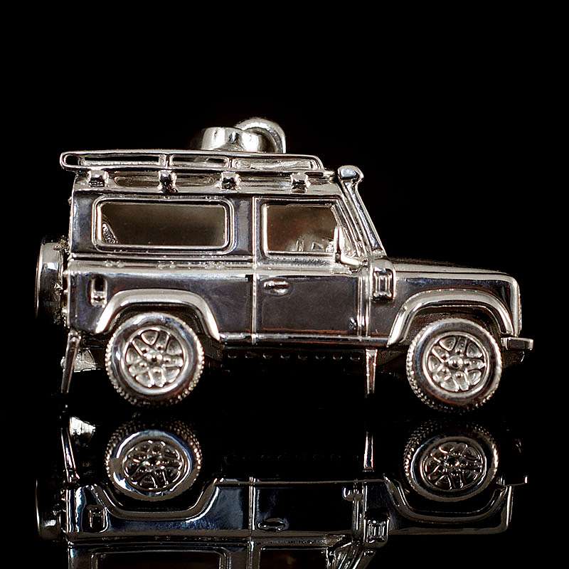 Nachbau, Modellautouto in Silber