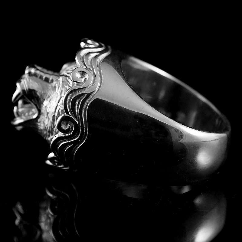 Ring mit Br massiv Silber