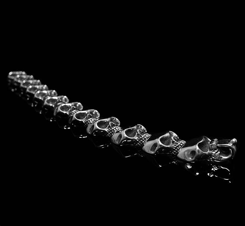 Bikerschmuck Totenkopf Armband