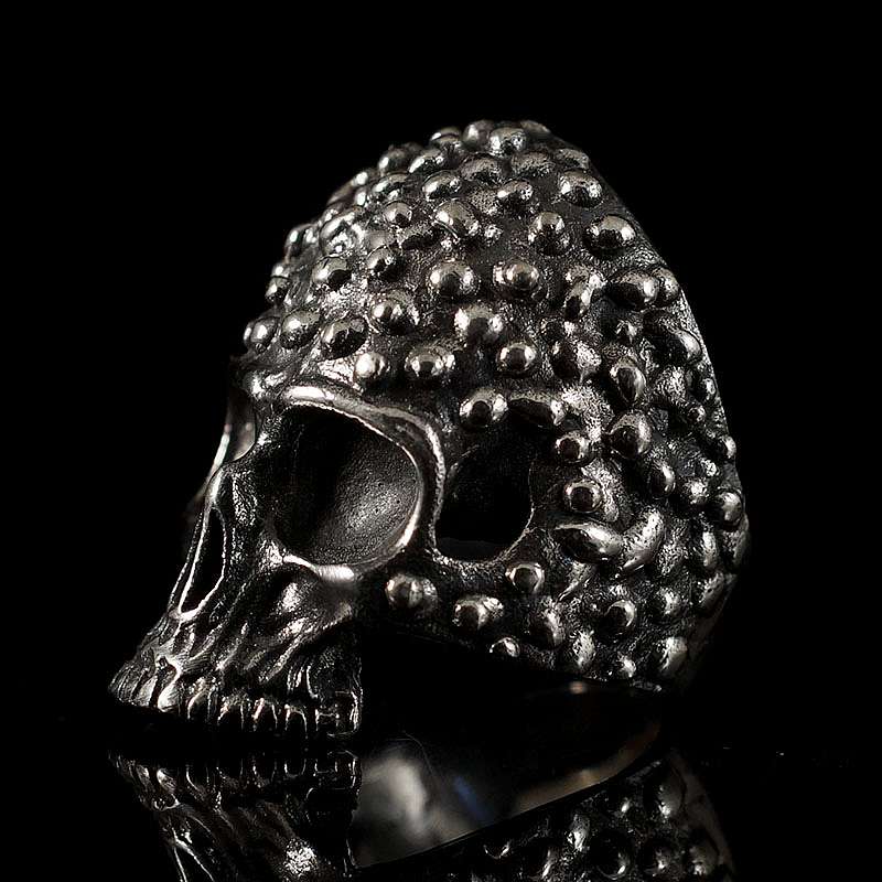 Totenkopf Ring aus Silber von Customringz