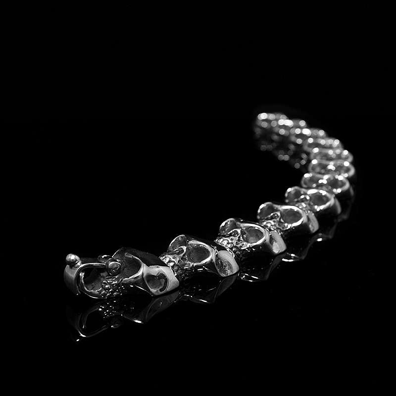 Bikerschmuck Totenkopf Armband