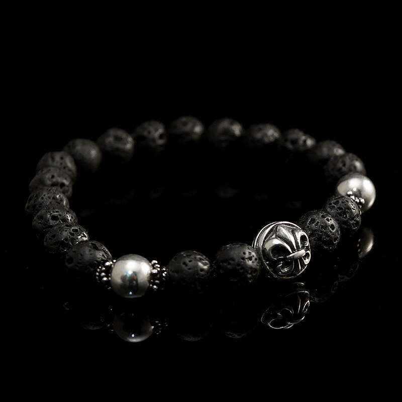 Bikerschmuck Kugelarmband divers Fleur de Lis