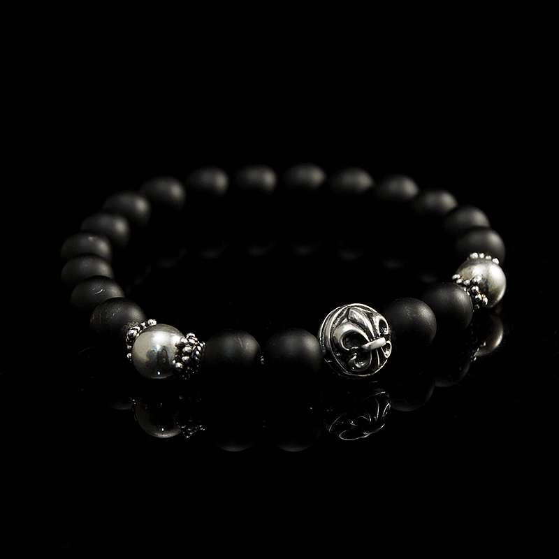 Bikerschmuck Kugelarmband divers Fleur de Lis