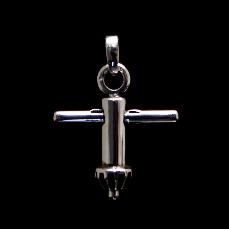 Anhnger Bohrfutterschlssel aus Silber