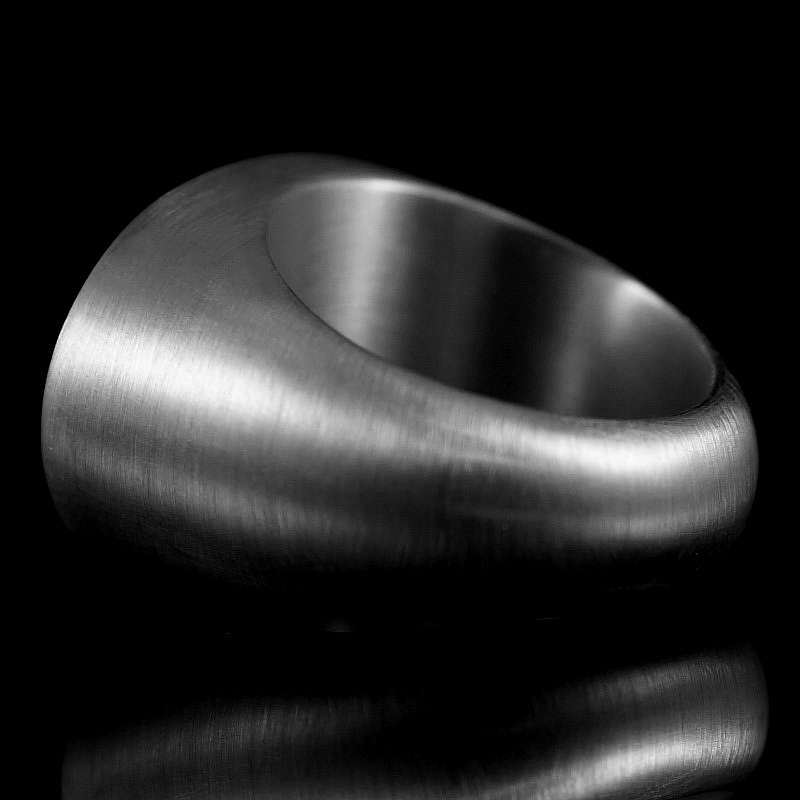 Baukunst Ring massiv Silber