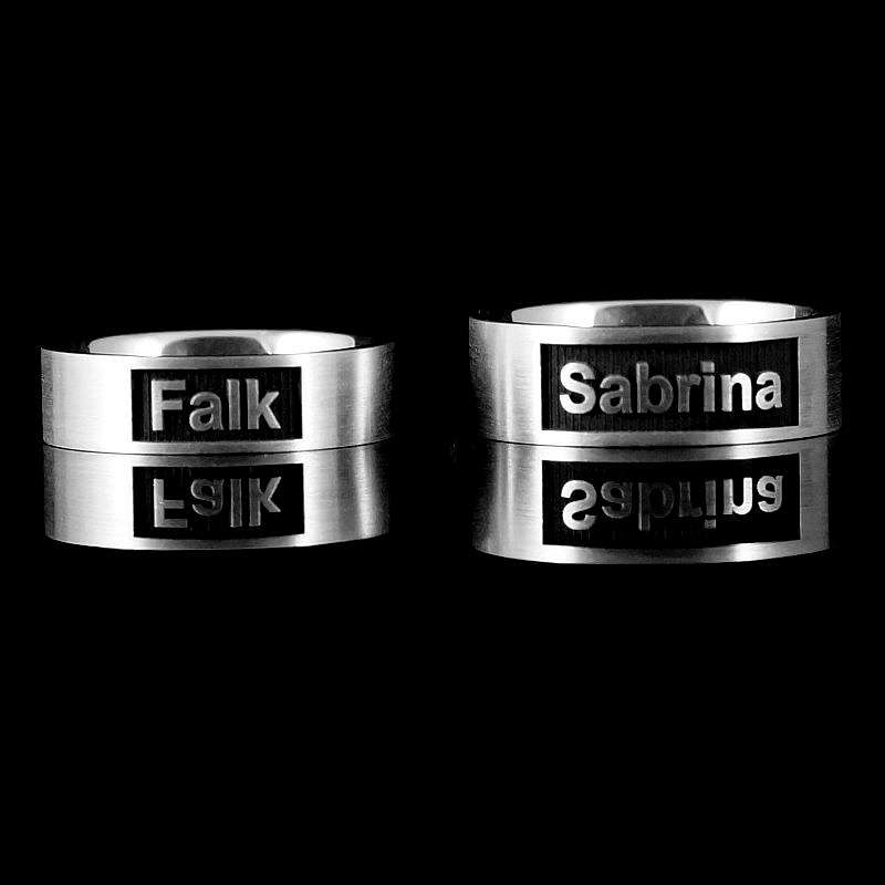 Eheringe, Hochzeitsringe, Trauringe mit Namensgravur