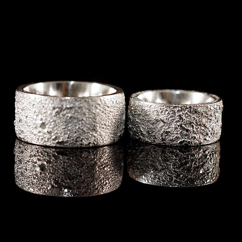 Eheringe gesintert aus 935er Silber