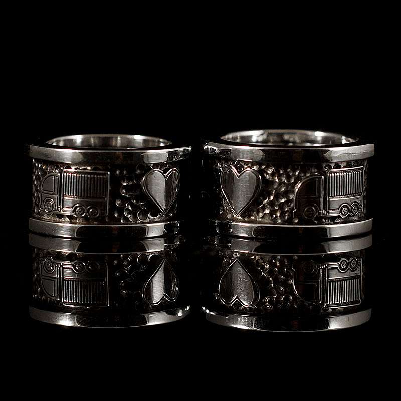 Emoji Eheringe nach Kundenvorgabe