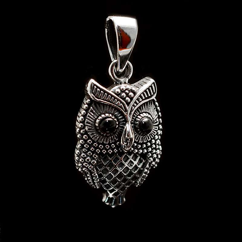 Anhnger Eule aus Silber