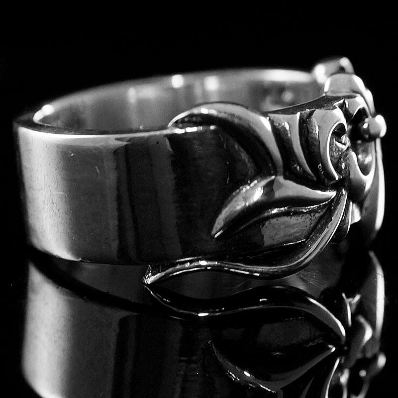 Mittelalterschmuck Ring Fleur de Lis