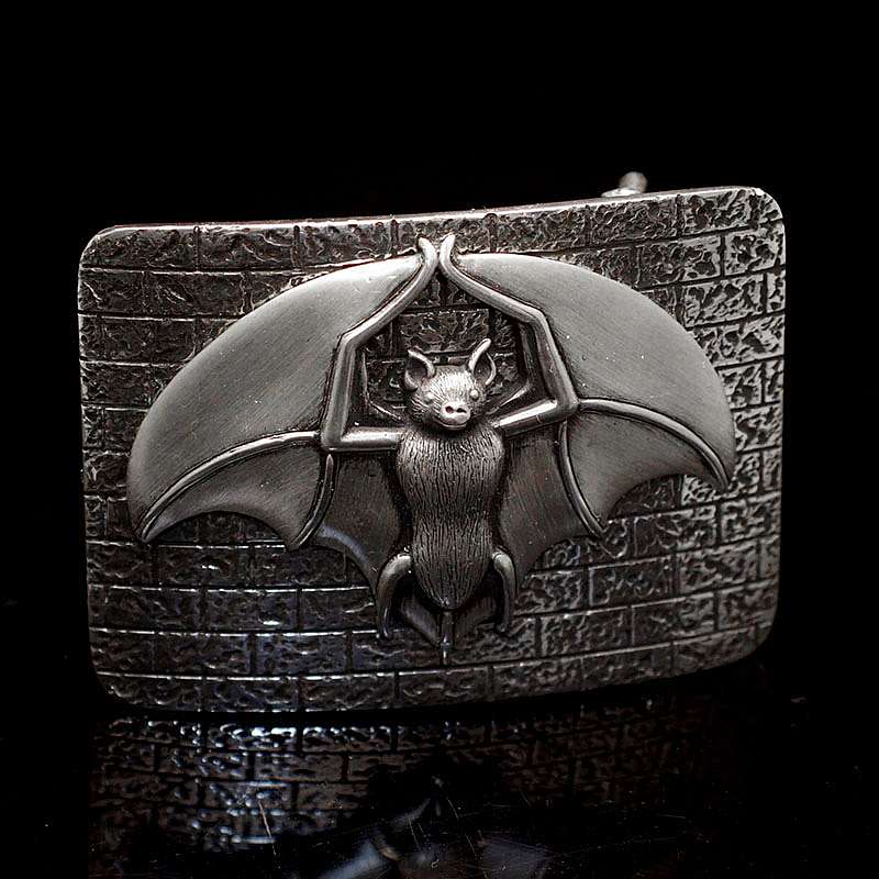 Grtelschnallen aus Silber mit Fledermaus