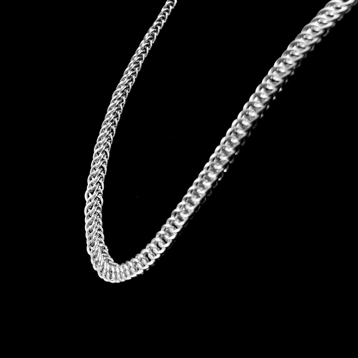 Schlangenkette handgearbeitet Sterling Silber 5mm