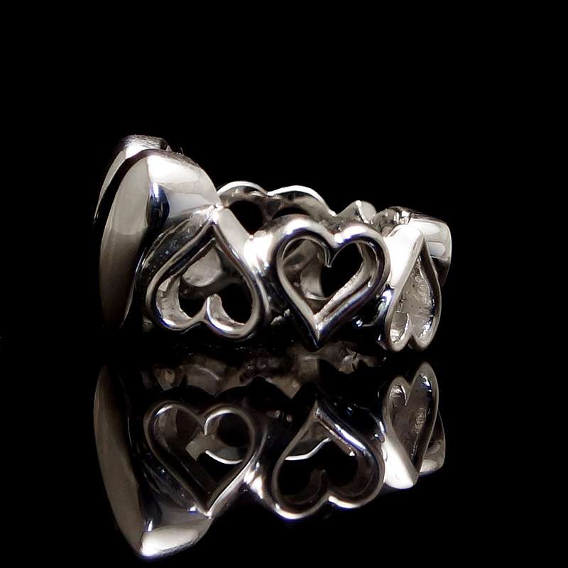 Herz Ring aus 935er Silber