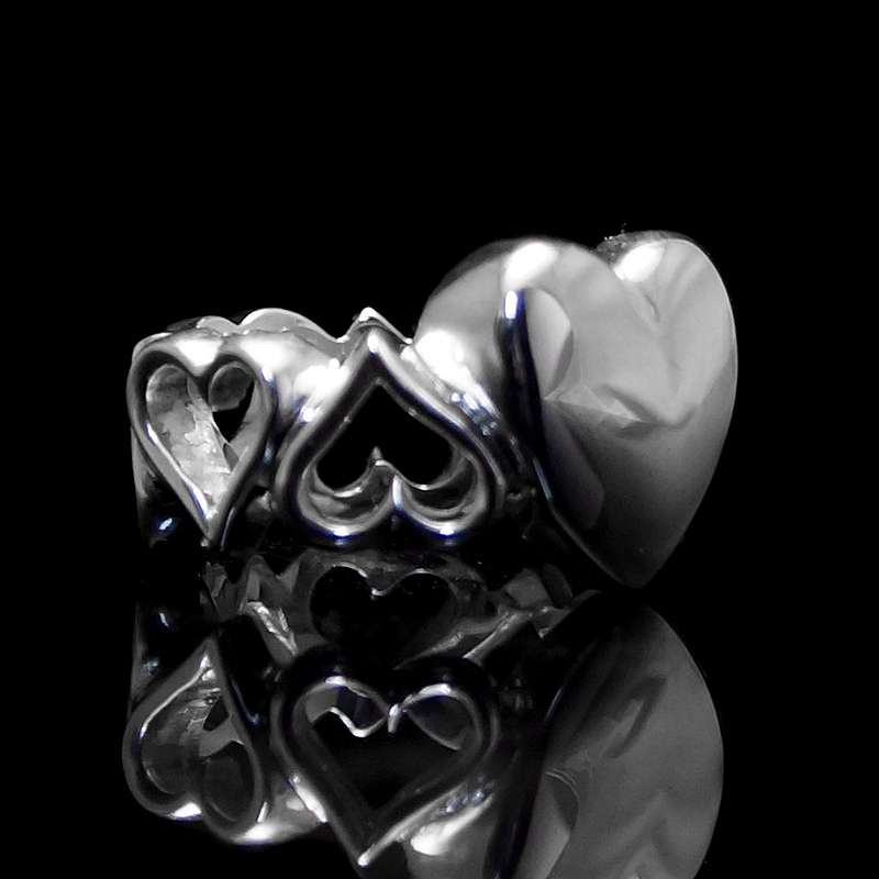 Herz Ring aus 935er Silber