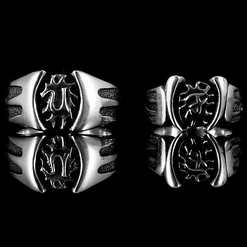 Hochzeitsringe, Trauringe mit Flammen in 935er Silber