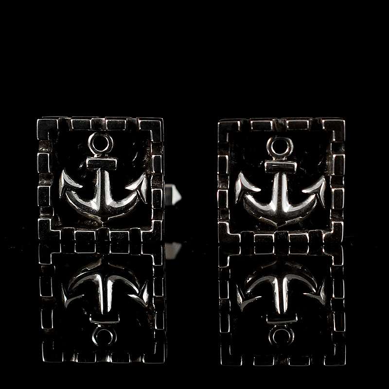 Manschettenknpfe mit Anker nach Kundenwunsch gefertigt