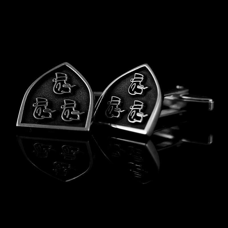 Manschettenknpfe Familienwappen mit Hunden