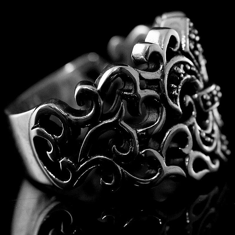 Lilien Ring Mittelalterschmuck