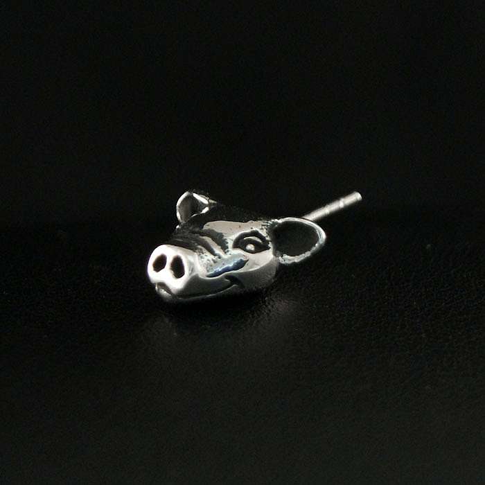 Silberschmuck Schwein Ohrstecker