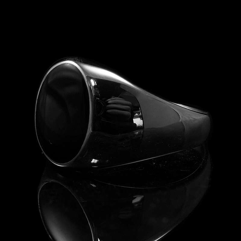 Siegelring Oval mit Onyx