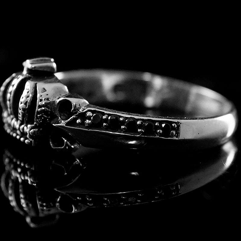 Gothic Schmuck Ring Krone
