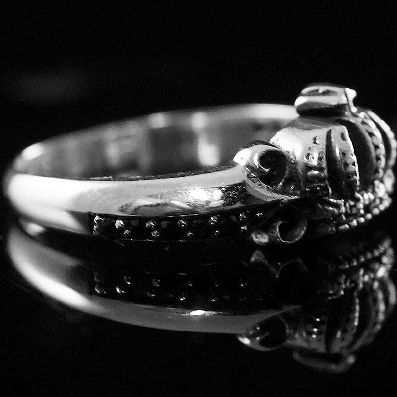 Gothic Schmuck Ring Krone
