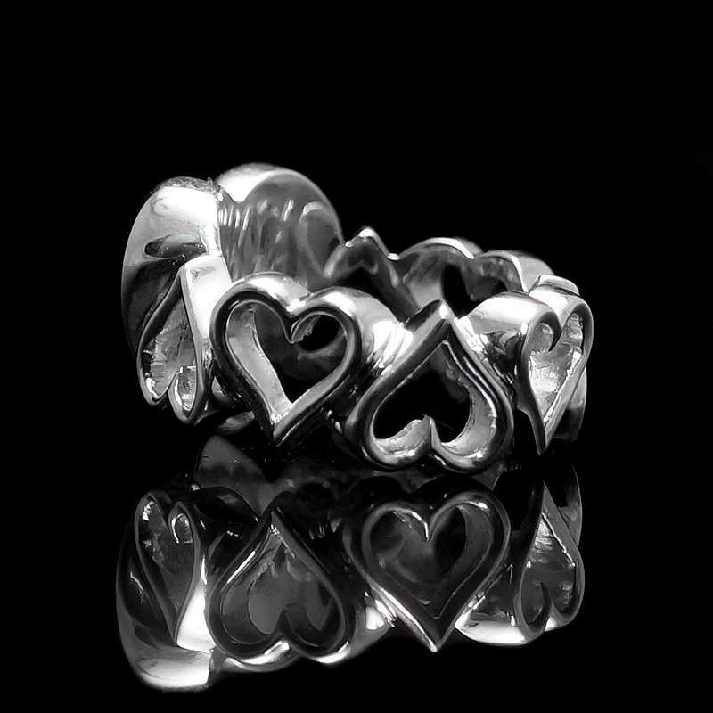 Herz Ring aus 935er Silber