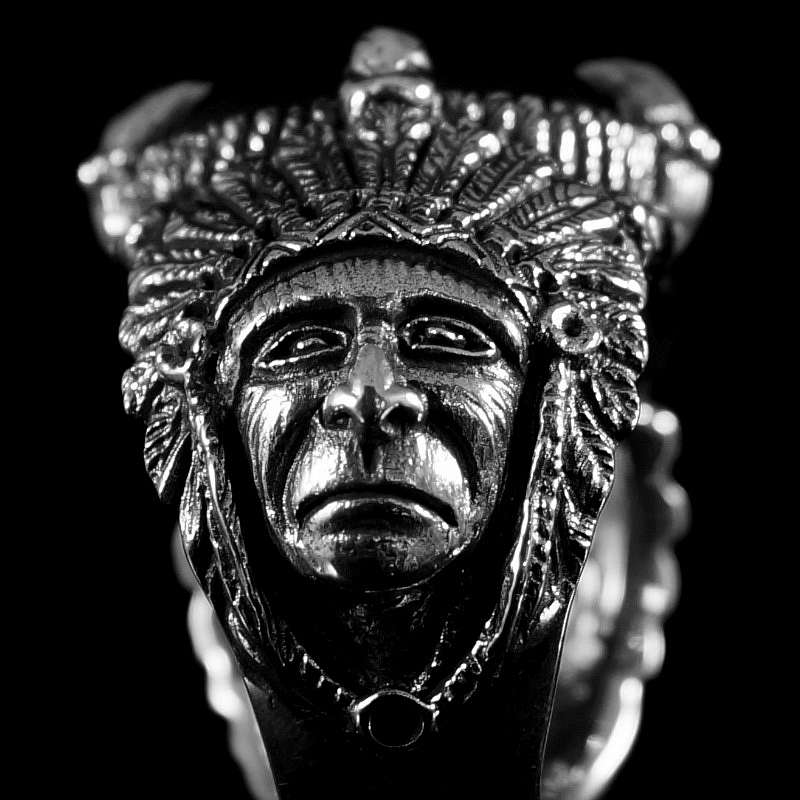 Indianer Ring mit Stein