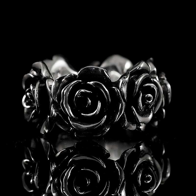 Ring mit Rosen aus 935er Silber