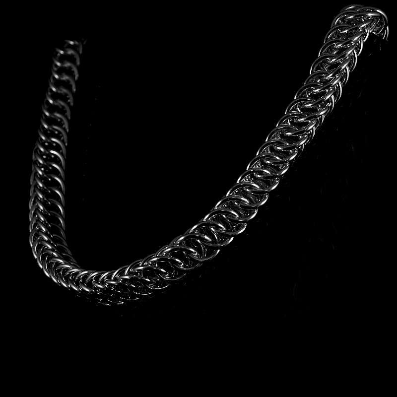 Schlangenkette Sterling Silber handgearbeitet ca. 13mm