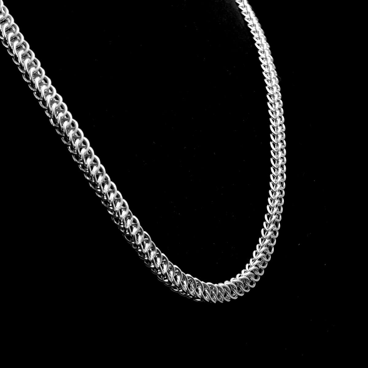 Schlangenkette handgearbeitet Sterling Silber 5mm