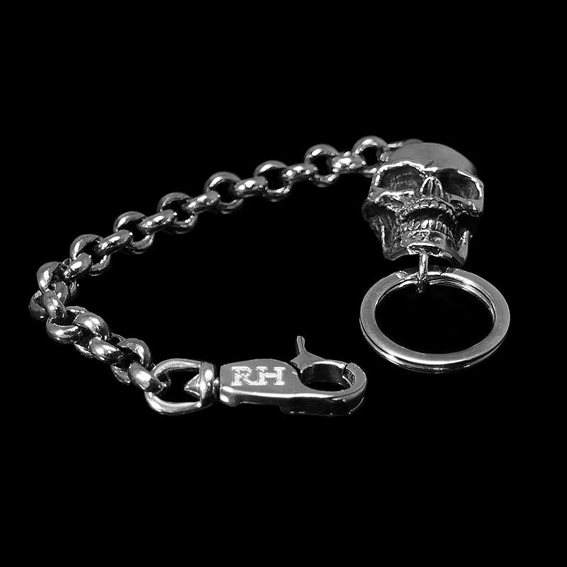 Schlsselkette mit Totenkopf