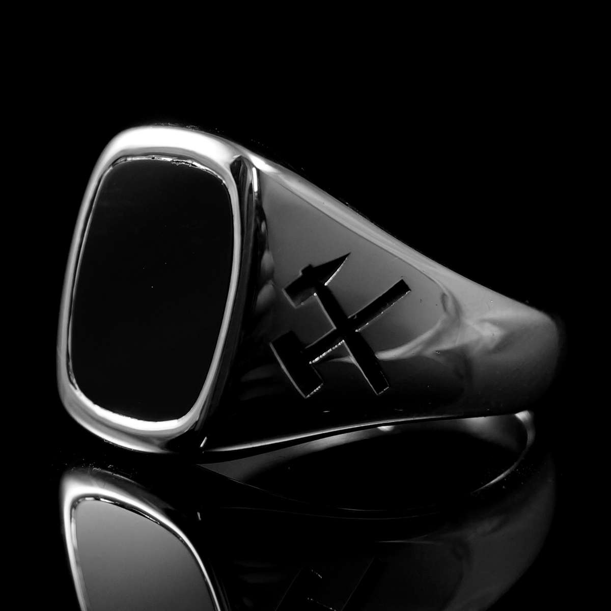 Siegelring mit Gravur aus Silber