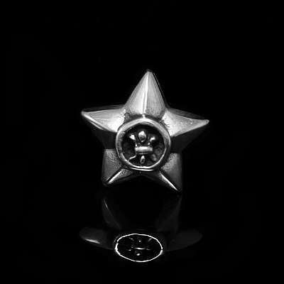 Silberschmuck Stern Ohrstecker