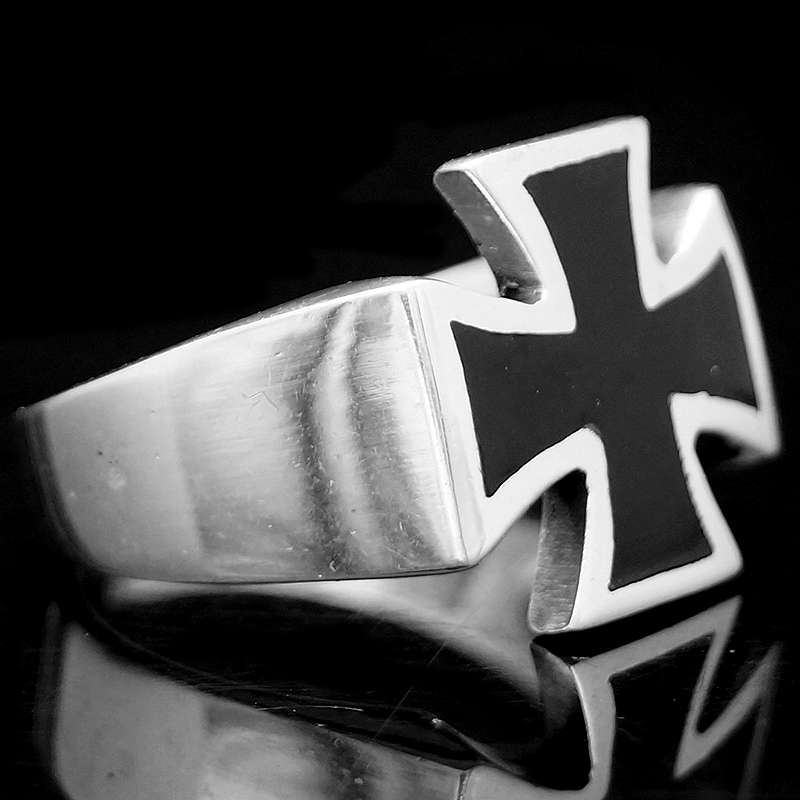 Schlichter Templerkreuzring