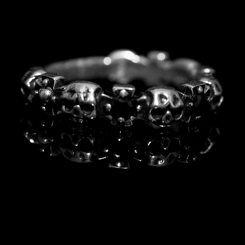 Skullringe mit Templerkreuz