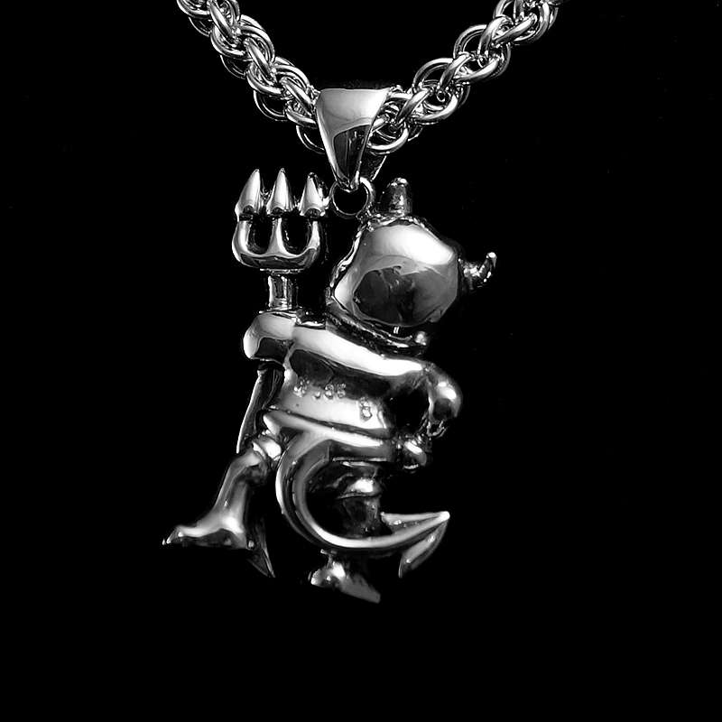 Teufel Anhnger aus Silber