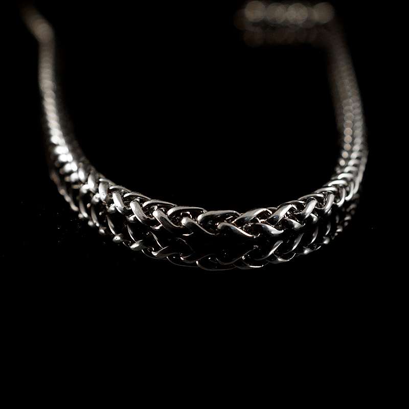 Zopfkette Silber 6,3 mm