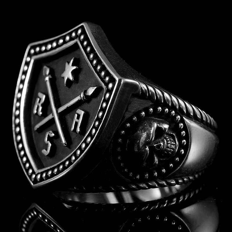 Eheringe mit Wappen aus Ag 935er Silber