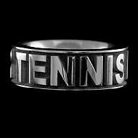 Sonderanfertigung Tennis Ring aus Silber