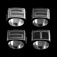 Ringe fr das East Hotel Jubilum aus 935er Silber