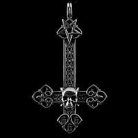 Totenkopf Anhnger mit Pentagram